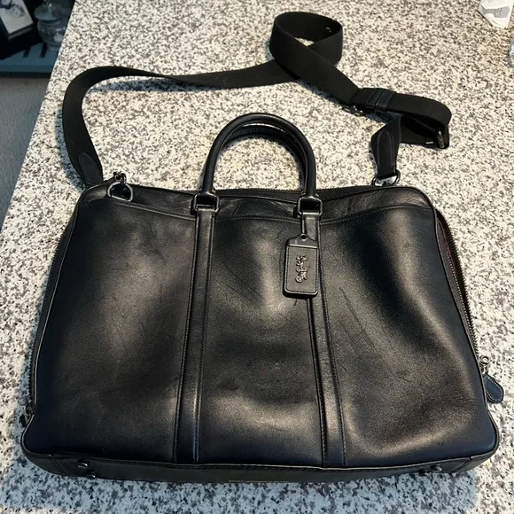 Coach metropolitan slim brief